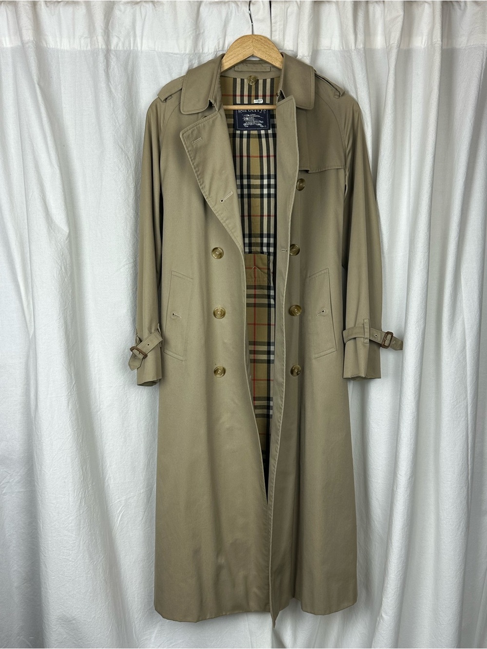 Vintage Burberry Trench Coat & Wool Lining Insert